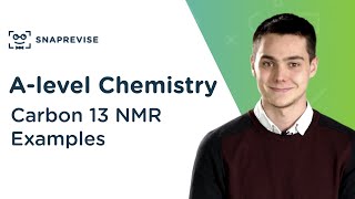 Carbon 13 NMR Examples  Alevel Chemistry  OCR AQA Edexcel [upl. by Drusy]