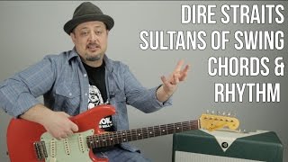 How to Play quotSultans of Swingquot by Dire Straits Chords and Rhythm [upl. by Basir]