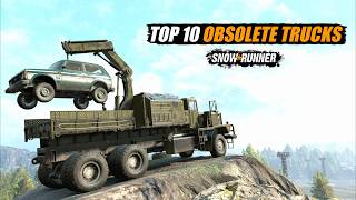 Snowrunner Top 10 Obsolete Trucks [upl. by Eggleston]