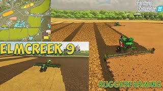 HALF THE MAP COVERED IN SOYBEANS  FARMING SIMULATOR 22  ELMCREEK [upl. by Solrak580]