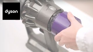 How to clean your Dyson Cyclone V10™ cordless vacuums filter [upl. by Yerocal153]