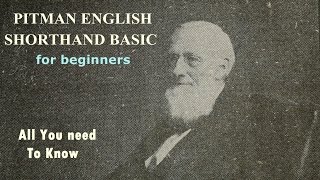 Pitman English Shorthand Basic  For beginners [upl. by Salomo159]