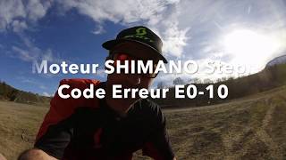 Message erreur E010 Shimano Steps 8000 [upl. by Hoffert186]