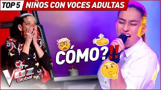 ¿Son estas las voces de niños en La Voz Kids 😧 [upl. by Ahsenroc]