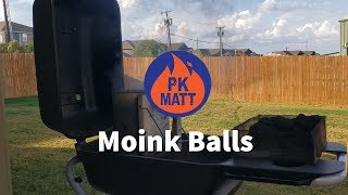 Moink Balls on the PK Grill Classic [upl. by Mure248]