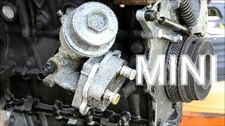 MINI Cooper Oil Cooler Gasket Replacement [upl. by Otrebire]