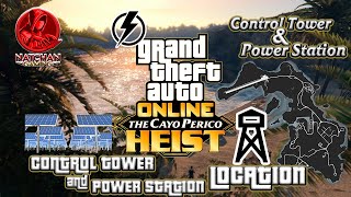 GTA V ONLINE  Control Tower and Power Station Location in Cayo Perico Heist  Point of Interest [upl. by Dhaf]