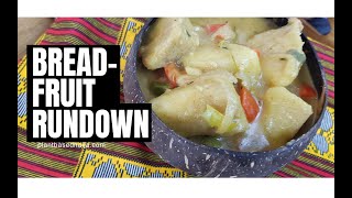 VEGANVEGETARIAN Breadfruit Ukwa Rundown curry vegan  Plantbased Naija [upl. by Tuddor618]