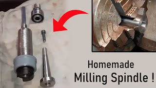 Homemade Milling SPINDLE homemade milling machine [upl. by Rutledge99]