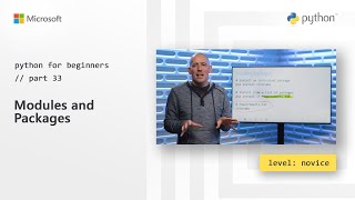 Modules and Packages  Python for Beginners 33 of 44 [upl. by Yelserp720]
