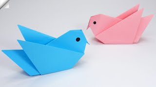 Easy paper birds  DIY paper toys [upl. by Dusza]