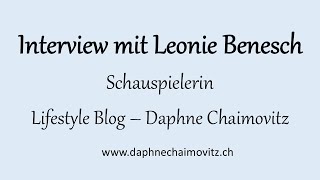 Interview mit Leonie Benesch [upl. by Bertilla]