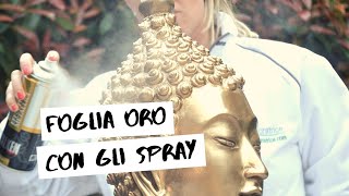 Effetto foglia oro con gli spray il nostro test [upl. by Edina]