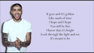 ZAYN  Golden Lyrics [upl. by Christine]