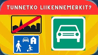 Vieläkö osaat liikennemerkit [upl. by Jayme]