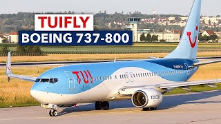 TRIP REPORT  TUIFLY Boeing 737800 ECONOMY  Dusseldorf  Tenerife South [upl. by Eidas]