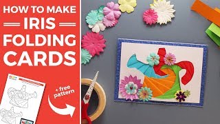 Easy Iris Folding Instructions amp Free Patterns [upl. by Gnourt436]