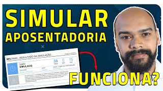 Simulador de APOSENTADORIA do MEU INSS FUNCIONA da para Calcular a aposentadoria [upl. by Noirb]