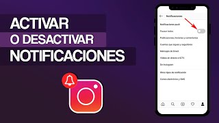 Cómo ACTIVAR o DESACTIVAR las Notificaciones de Instagram [upl. by Chrystel]