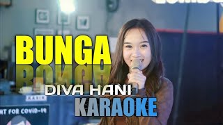 BUNGA  Diva Hani Karaoke [upl. by Ahsotan]