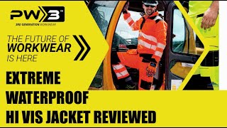 The Best Hi Visibility Waterproof breathable Jacket for 2020 The Portwest PW3 PW360 [upl. by Gladdy]