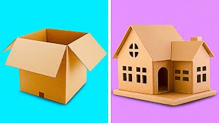 25 INCREDIBLE CARDBOARD CRAFTS TO MAKE AT HOME  Recycling Projects by 5Minute Decor [upl. by Parsaye]