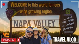 WINE TASTING AT NAPA VALLEY  VLOG [upl. by Airtap901]