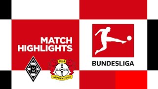 Mönchengladbach vs Leverkusen  Highlights  Bundesliga 202425 [upl. by Sualk]