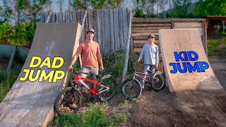 Building our NEW Backyard Dirt Jump Line [upl. by Odranreb]