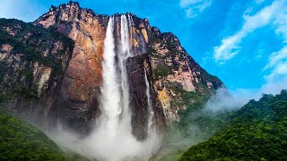 Worlds highest Waterfall  the most beautiful Angel Waterfalls of Venezuela [upl. by Giarc]