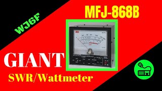 MFJ868B Giant SWRWattmeter [upl. by Atin]