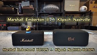 Marshall Emberton II vs Klipsch Nashville [upl. by Brien691]