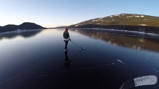 SKATING ON CRYSTAL CLEAR ICE [upl. by Dunc]