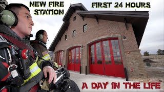 First 24 Hours in a New Fire Station  A Day in the Life [upl. by Suicul115]