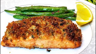 Panko Crusted Air Fried Salmon [upl. by Meesak]