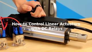 How To Control Linear Actuators with 12 VDC Relays [upl. by Aletse]