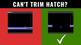 AutoCAD Tricks to Trim Hatches  Cannot Trim Hatch WATCH THIS [upl. by Ardnasak]