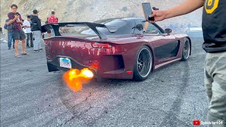 Veilside RX7 INSANE 2 Step Donuts amp Launch [upl. by Sallad]