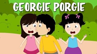 Georgie Porgie Pudding And Pie  Nursery Rhyme With Lyrics  English Rhymes For Kids [upl. by Harat]