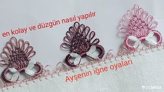 181model En kolay sonsuzluk iğne oyası modeli anlatımlı yapılışı DIY 📣 [upl. by Grider]