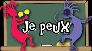 Verbe POUVOIR au présent de lindicatif  POUVOIR To Be Able To Verb Song  French Conjugation [upl. by Ayalahs]