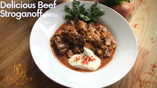 Delicious Beef Stroganoff [upl. by Tatman]