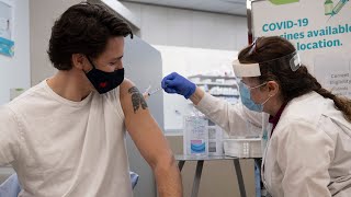 PM Justin Trudeau receives the AstraZeneca vaccine [upl. by Dalenna]