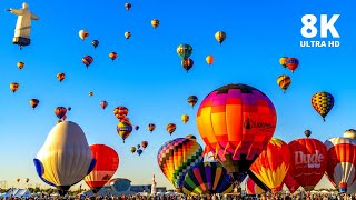 Albuquerque Balloon Fiesta  8K Ultra HD Timelapse [upl. by Novets]