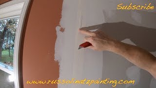 How to Tape and Float an Uneven Rectangular Drywall Sheet  Drywall Repair Part 4 [upl. by Elyag513]