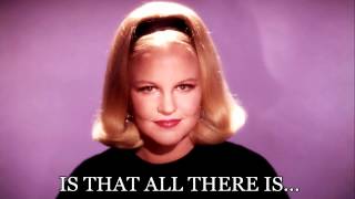 IS THAT ALL THERE IS  PEGGY LEE 1969 [upl. by Hudgens]