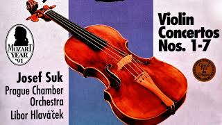 Mozart  The Violin Concertos n°1234567  Presentation Centurys recording  Josef Suk [upl. by Lenaj]