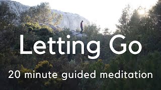 20 Minute Guided Meditation on Letting Go  Sthiramanas [upl. by Gwenn]