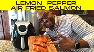 AIR FRIED SALMON RECIPE  POWER AIR FRYER XL [upl. by Vanna]