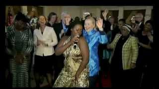 Hillary Clinton shows off her dancing skills in South Africa [upl. by Gothard]